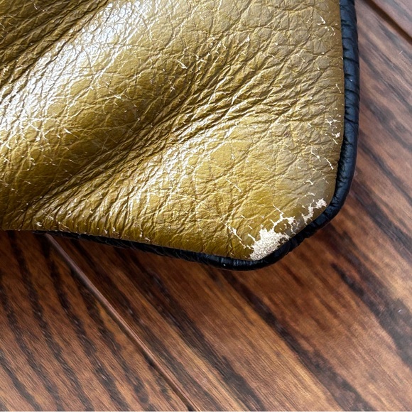 Two Vintage Leather Cushion Pillow Covers 18" x 18" - Picture 6 of 12